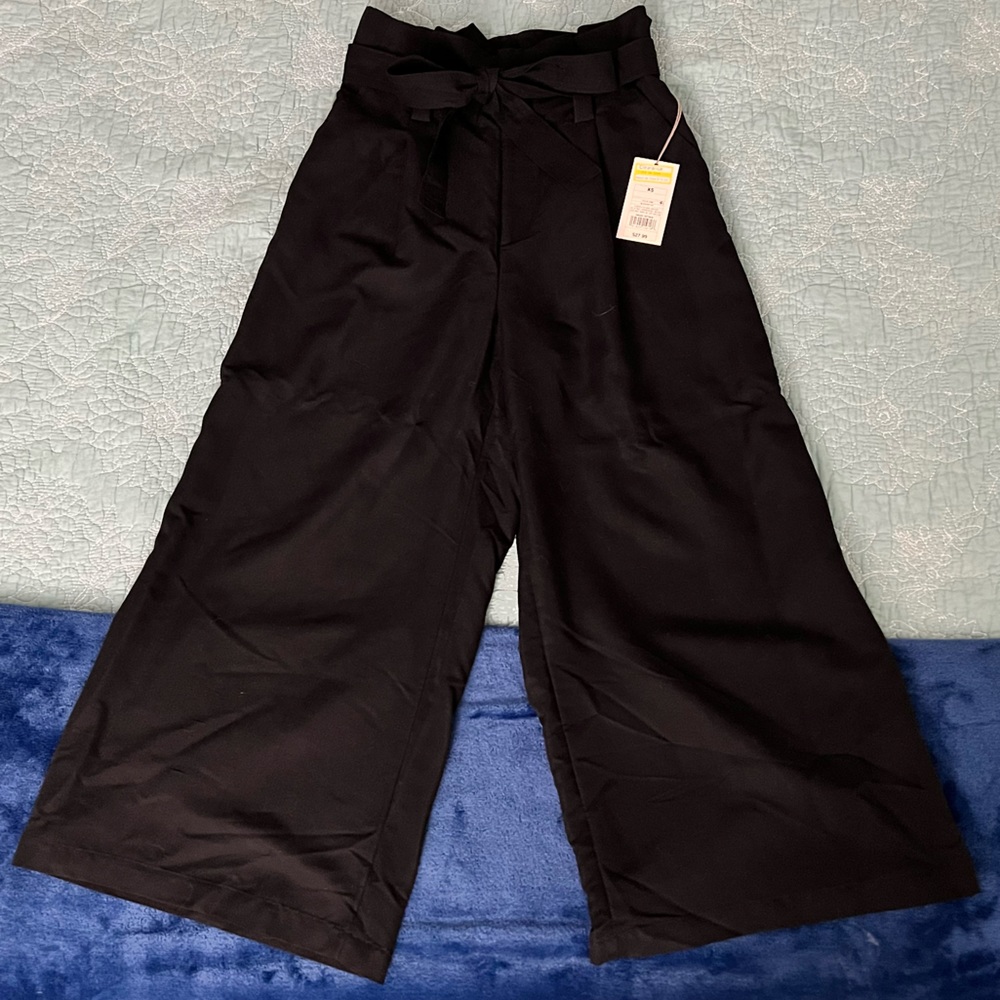 NWT Cropped Wide Leg Black A New Day Dress Pants